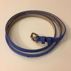 Blue skinny Loft belt